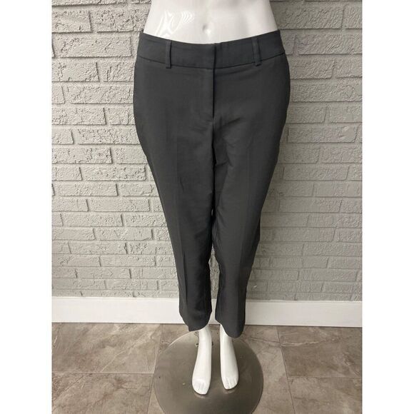 The Torie Straight Women Dark Gray Ankle Pant Size 10PS - Picture 2 of 9
